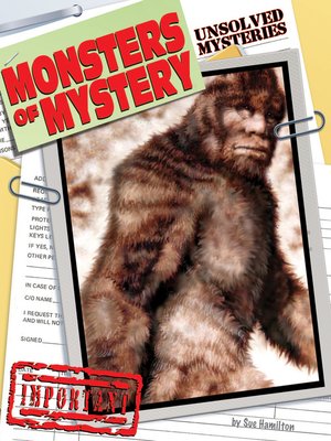 cover image of Monsters of Mystery